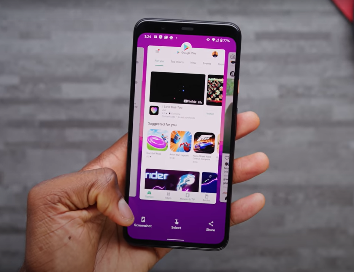 Photo of Android 11's app switcher new button options