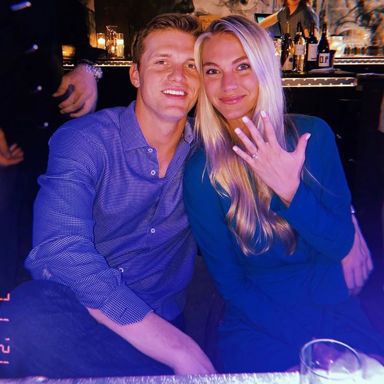 Celebrity Weddings — Stars Who Married In 2022 So Far - Jarastyle Teen's 2 Parker McCollum engagement picture with his wife Hallie Ray Light McCollum
