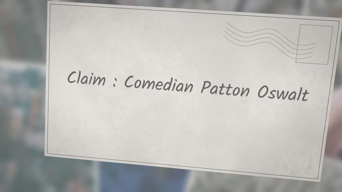 'Video thumbnail for Did Patton Oswalt Tweet ‘I Am a Proud Pedophile’?'