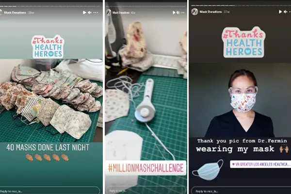 Pictures from Nicolette Lacson's story highlights related to her campaign.