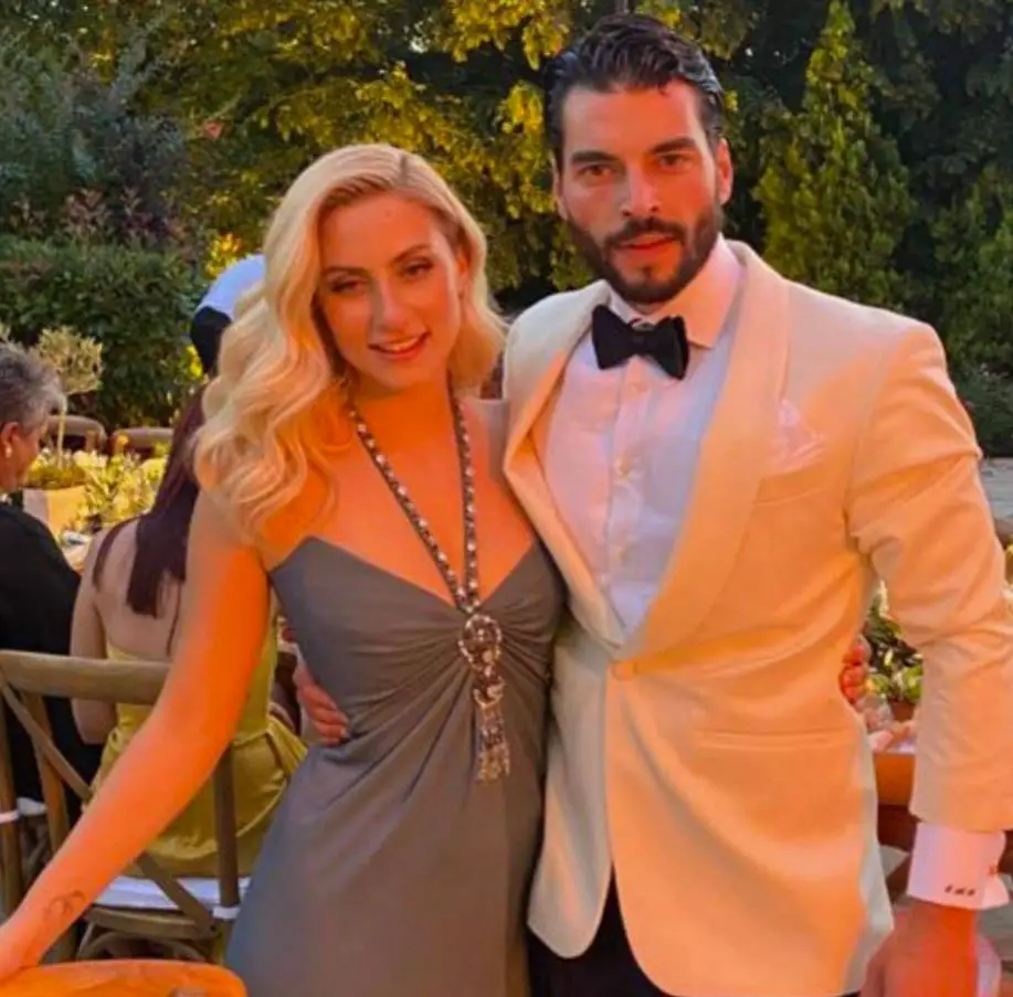 Akin Akinozu with his potential wife Sandra Pestemalciyan.