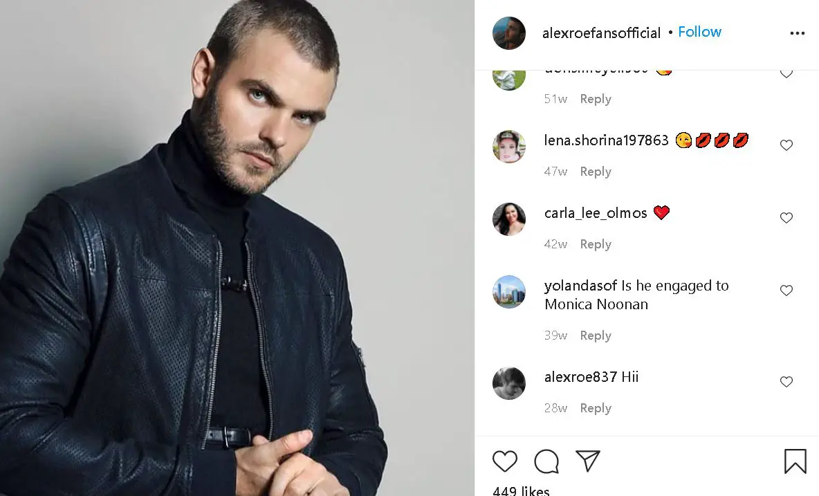 Alex Roe Is With A Woman He Does Not Reveal In Public, Fans Claim