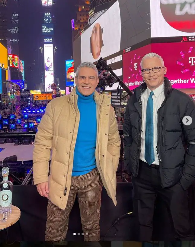 Andy Cohen and Anderson Cooper