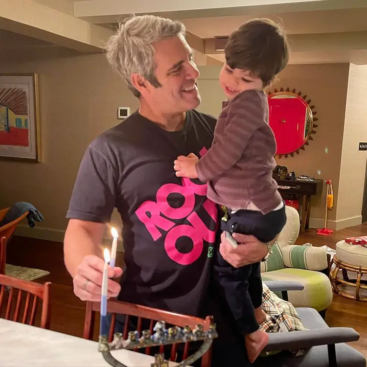 Andy Cohen spends time with his son, Ben.