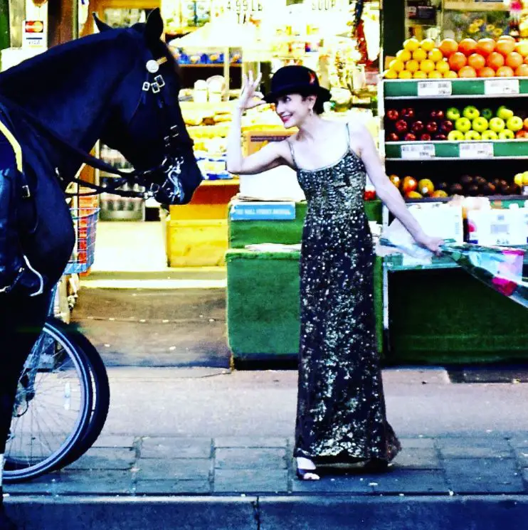 Bebe Neuwirth's photo taken by her husband Christopher Calkins