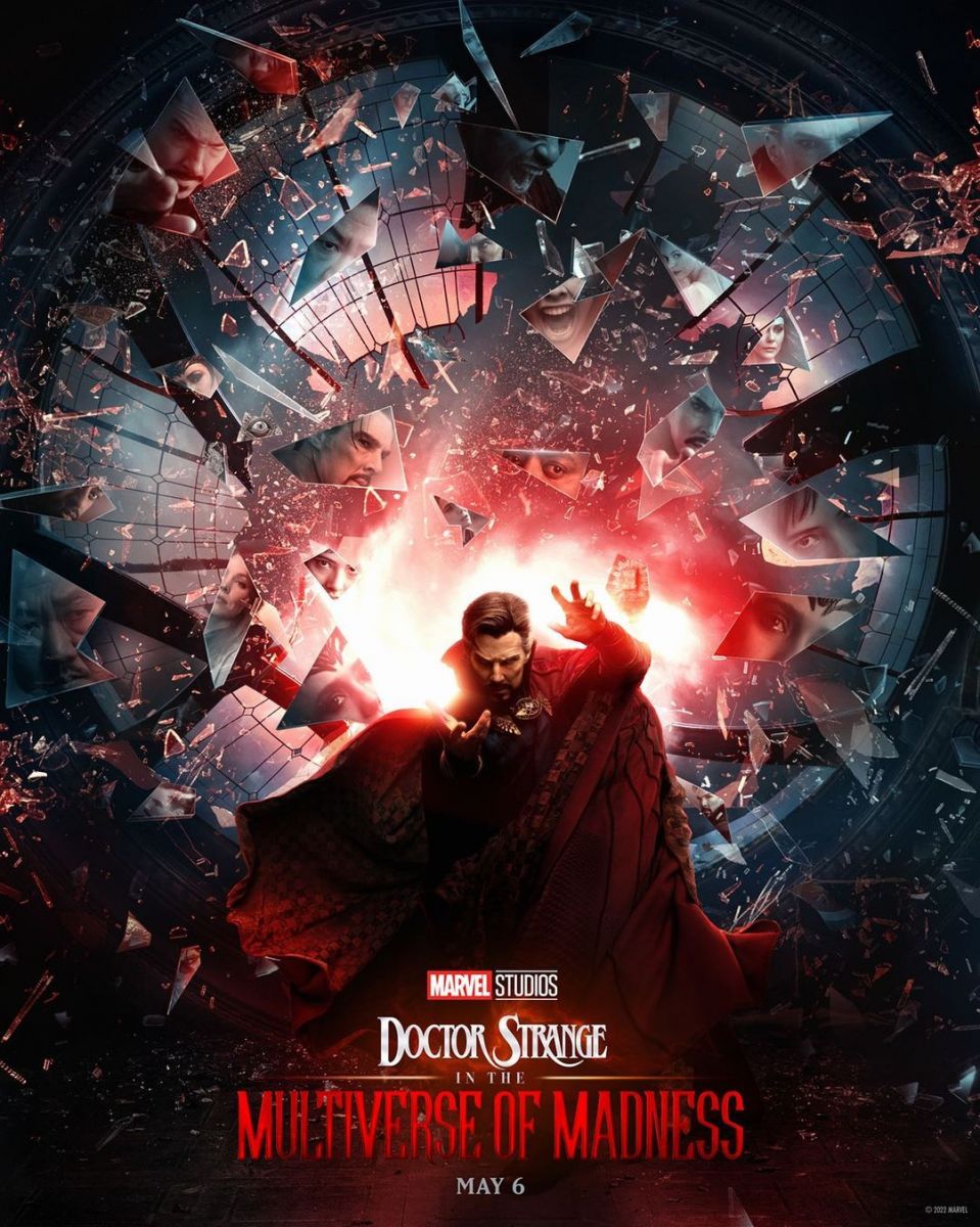 The official poster of Benedict Wong and Benedict Cumberbatch starrer 'Doctor Strange in the Multiverse of Madness.'