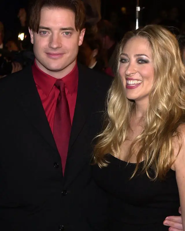 Brendan Fraser and his former wife Afton Smith.