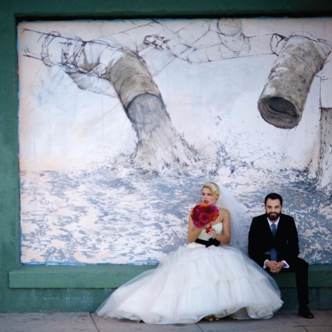 Busy Philipps' and Marc Silverstein's wedding day.