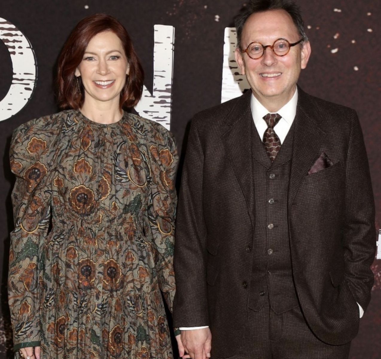 Carrie Preston with her husband Michael Emerson
