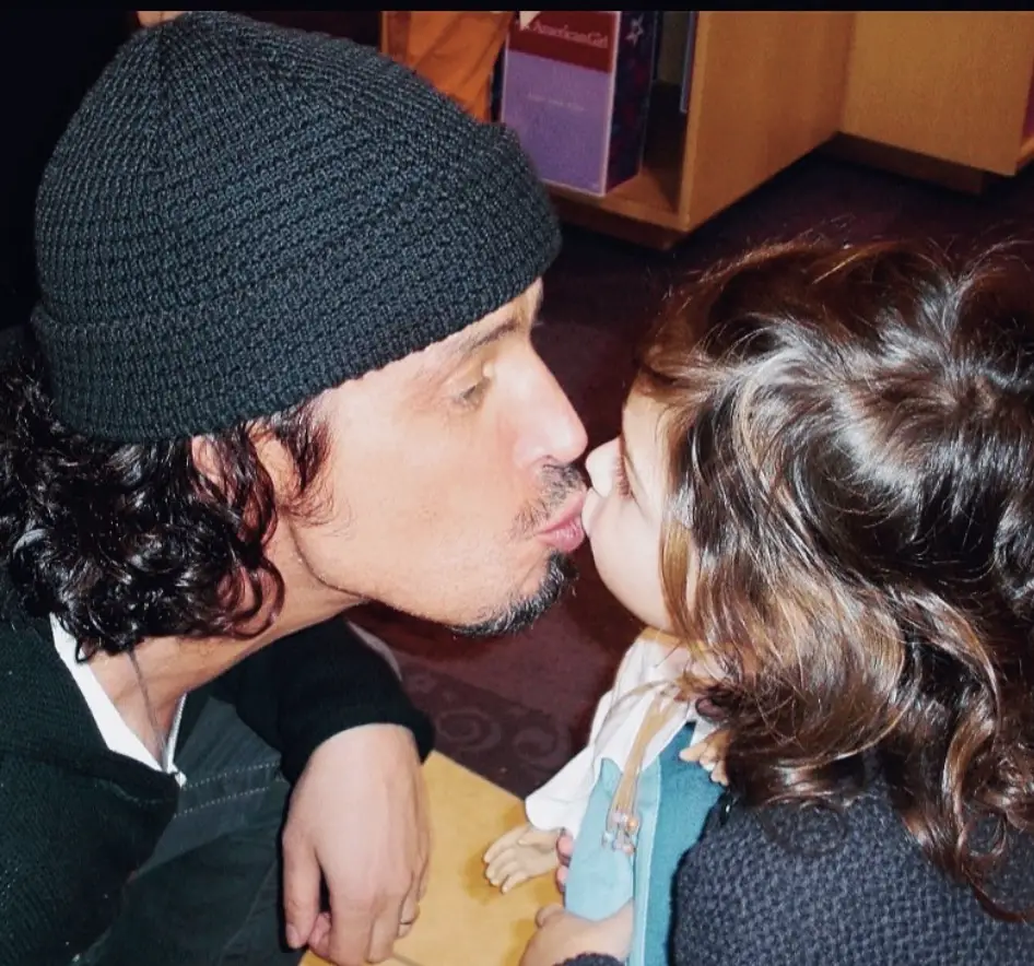 Chris Cornell with his daughter Toni