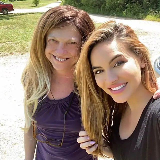Chrishell Stause with her mother