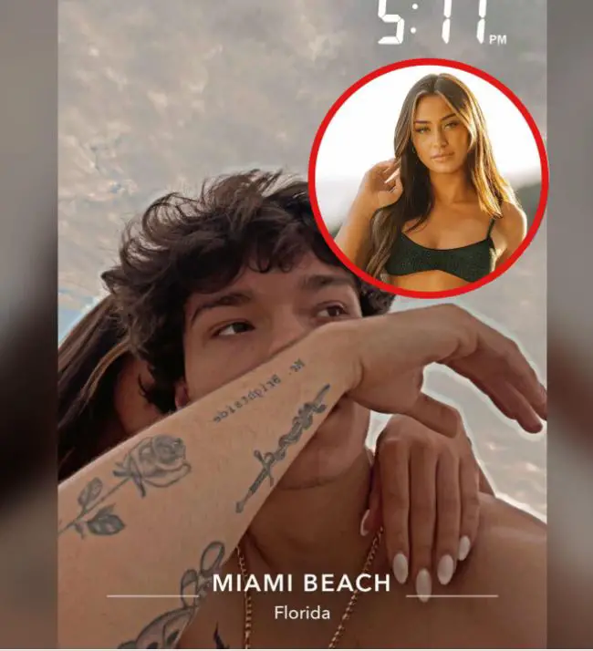 Christian Plourde and his new girlfriend