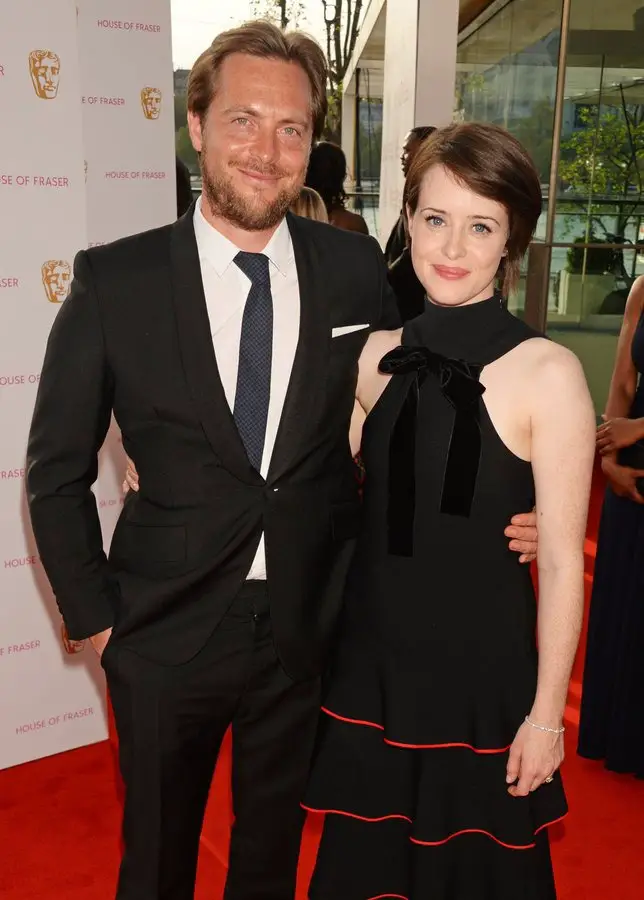 Claire Foy with her ex-husband Stephen Campbell Moore before the split.