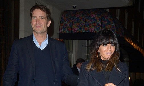 Claudia Winkleman enjoys rare date night with husband Kris Thykier.