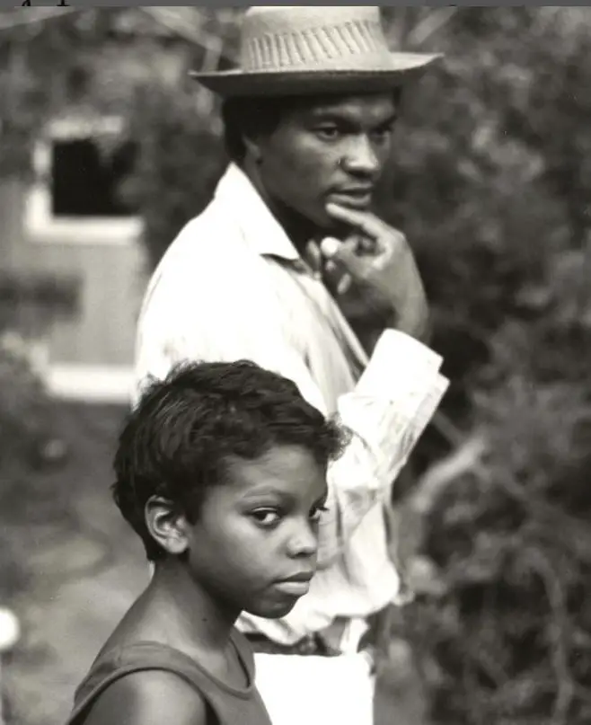 Billy Dee Williams with son Corey