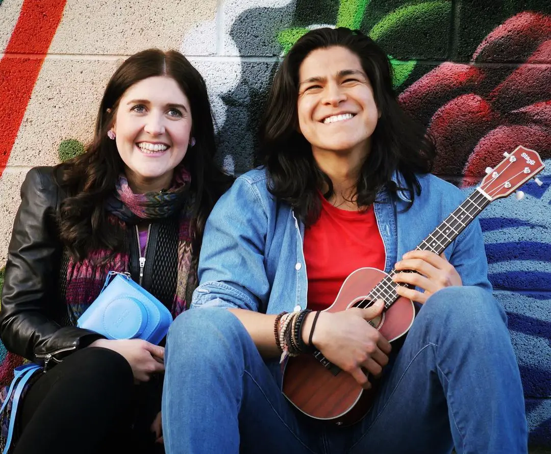 Cristo Fernández and his girlfriend, Kelsie McDonald, posing for a picture