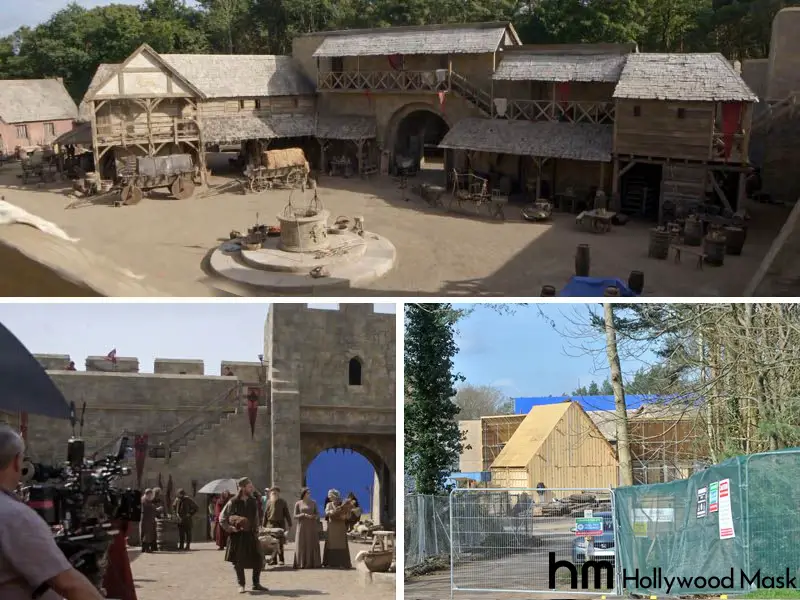 The Hawksbridge scene in Cursed was shot in Deepcut, Surrey