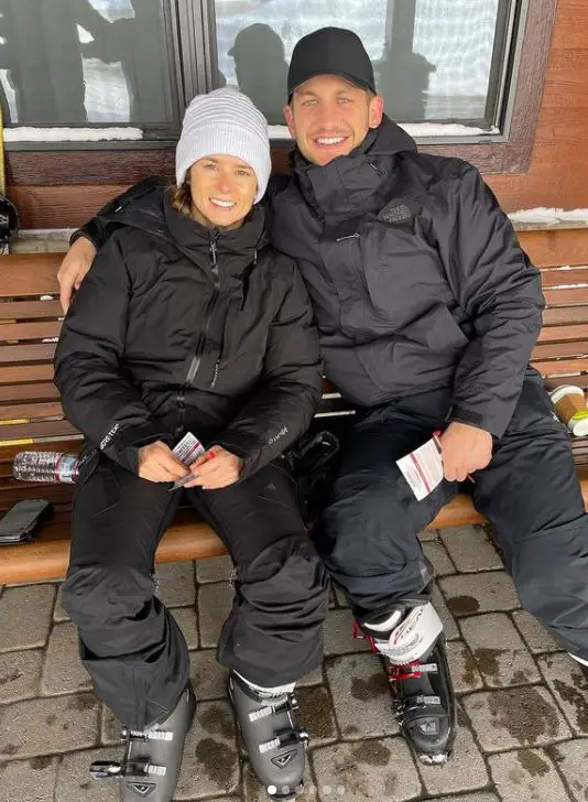 Danica Patrick with her new boyfriend Carter Comstock.