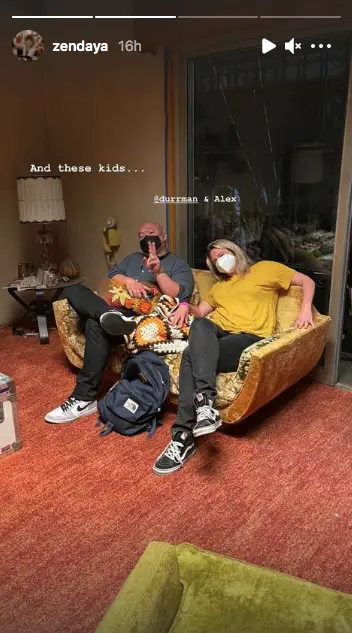 Danny Durr and his friend Alex onÂ the sets of 'Euphoria'