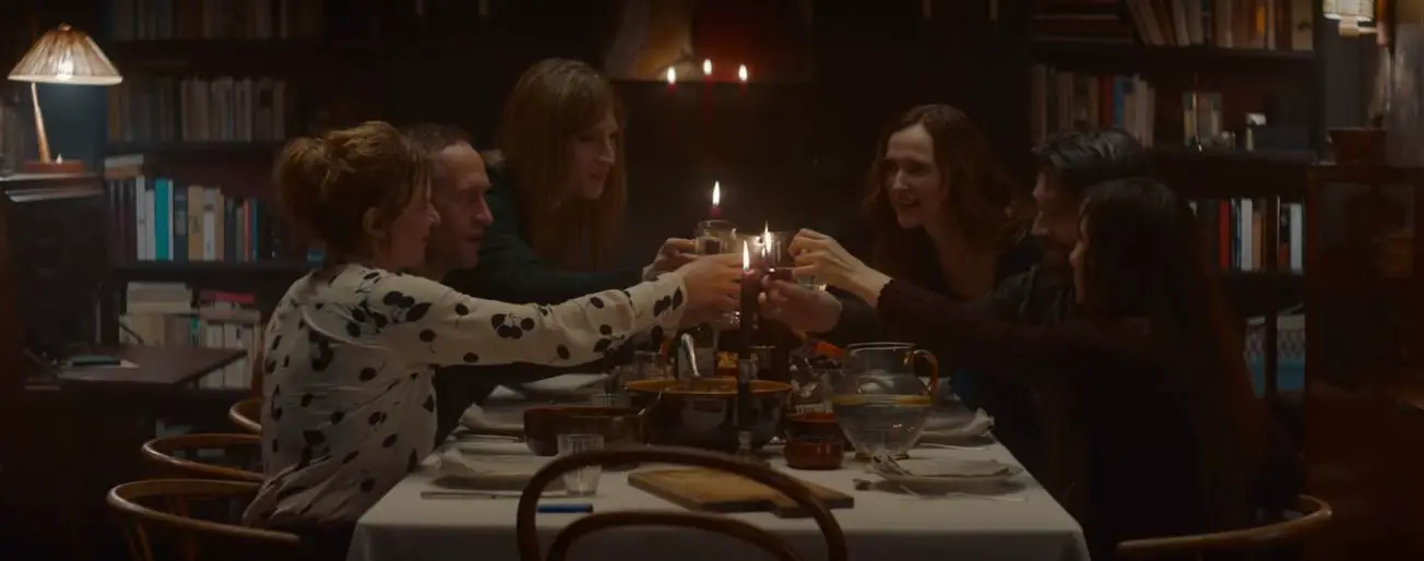 The origin world's characters having dinner in the end scene of Dark series.