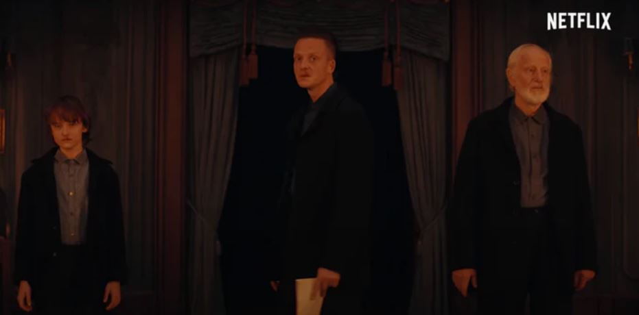 Photo of three cleft--lip men in Dark season 3