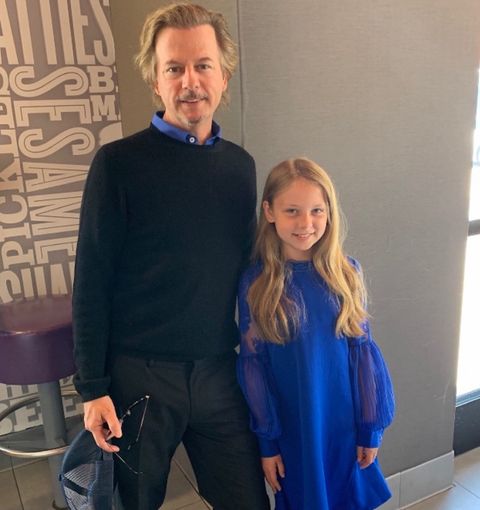 David Spade with his daughter, Harper Spade, in September 2020.