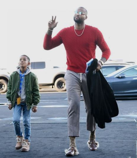 DeMarcus Cousins and his son.