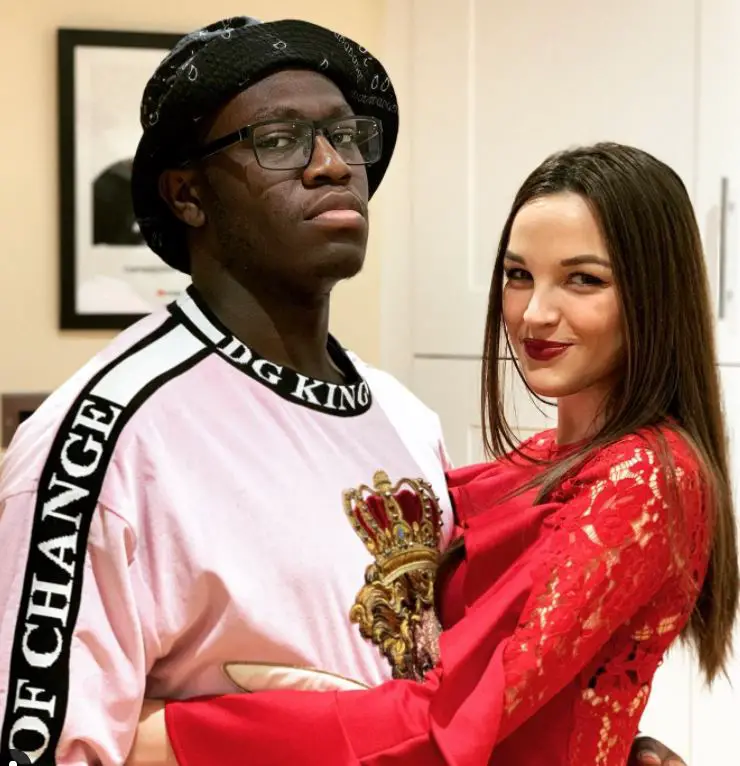 Deji Olatunji and his girlfriend Dunjahh.