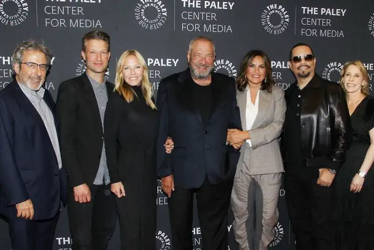 Dick Wolf alongside the team of Law & Order: Special Victims Unit