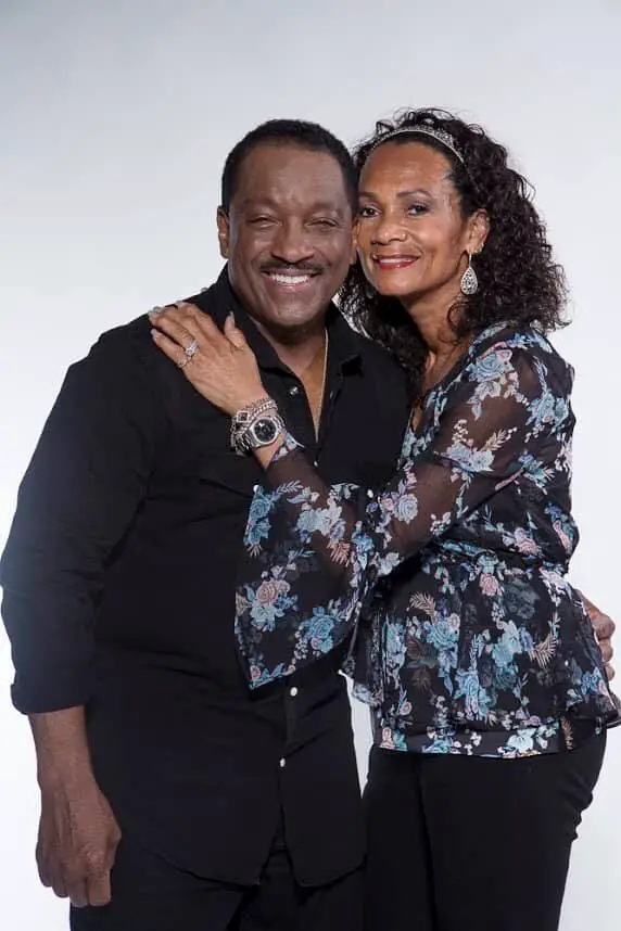 Donnie Simpson with his wife, Pamela Simpson.