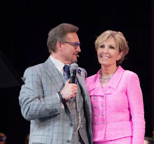 Donnie Swaggart with his wife Debbie