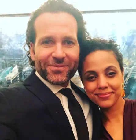 Eion Baily and his wife Weyni Mengesha at Royal York Hotel for a Canadian Club event