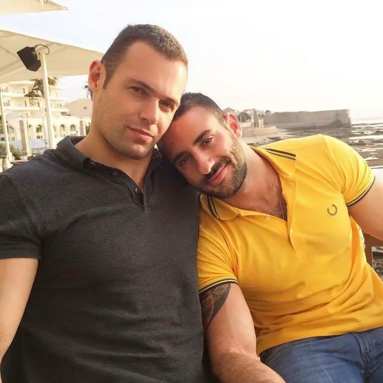Eliad Cohen and his late boyfriend Gustavo Oliva