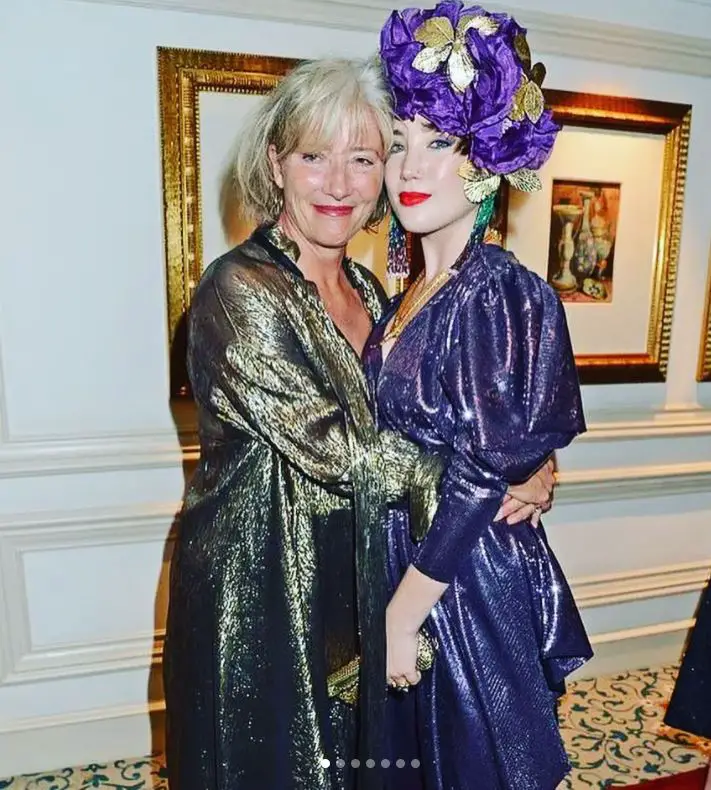 Emma Thompson and her daughter