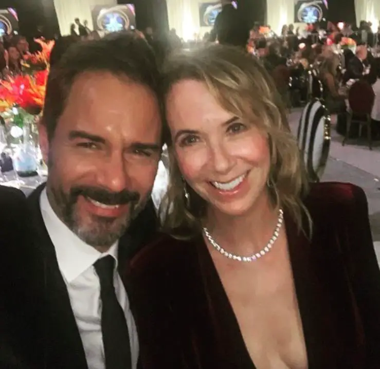 Eric McCormack and his wife