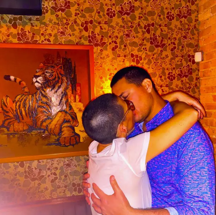 Evangeline Lilly with boyfriend Norman Kali
