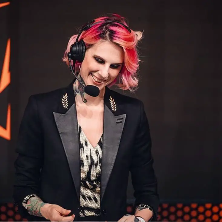 G4TV host Frosk during League of Legends World Championships