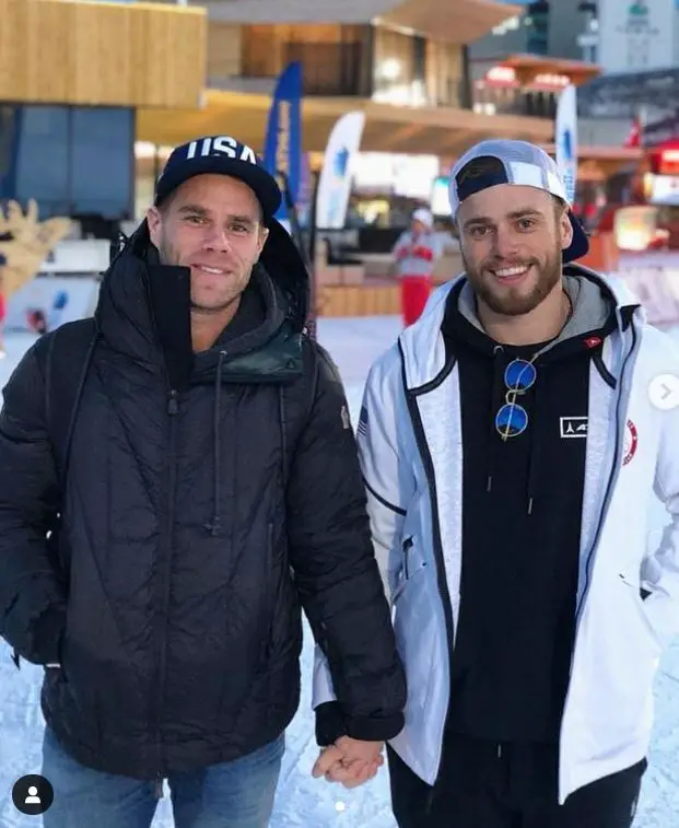 Gus Kenworthy and his former partner, Matt Wilkas