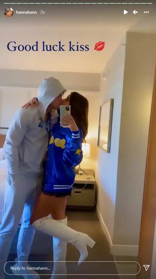 Hannah Ann Sluss reveals her boyfriend Jake Funk via her story.