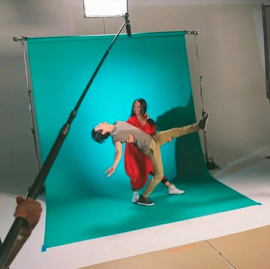 Harry Shum Jr. with his wife Shelby Rabara