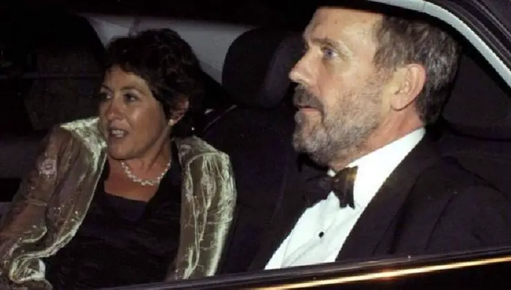 Hugh Laurie with spouse Jo Green