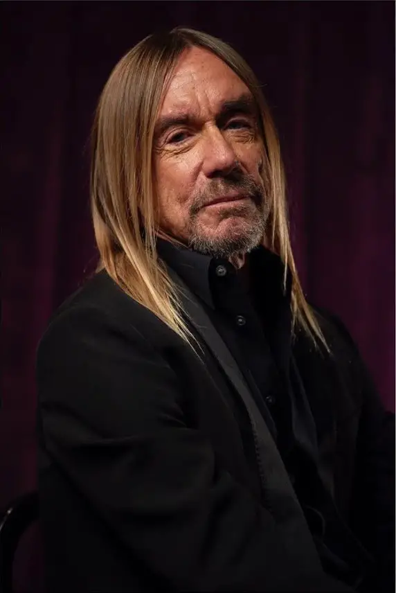 Iggy Pop poses for a photograph.