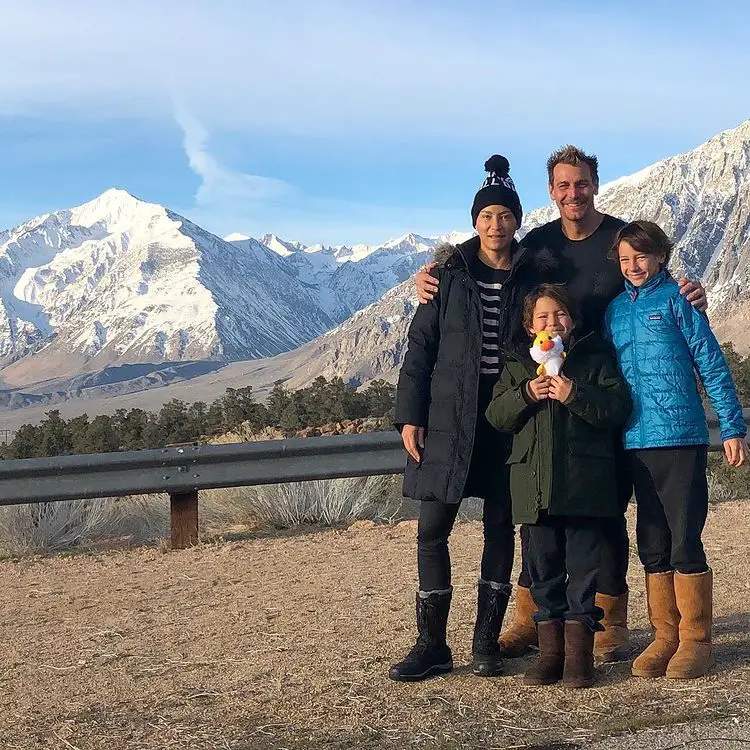 Ingo Rademacher enjoying a trip with his family.