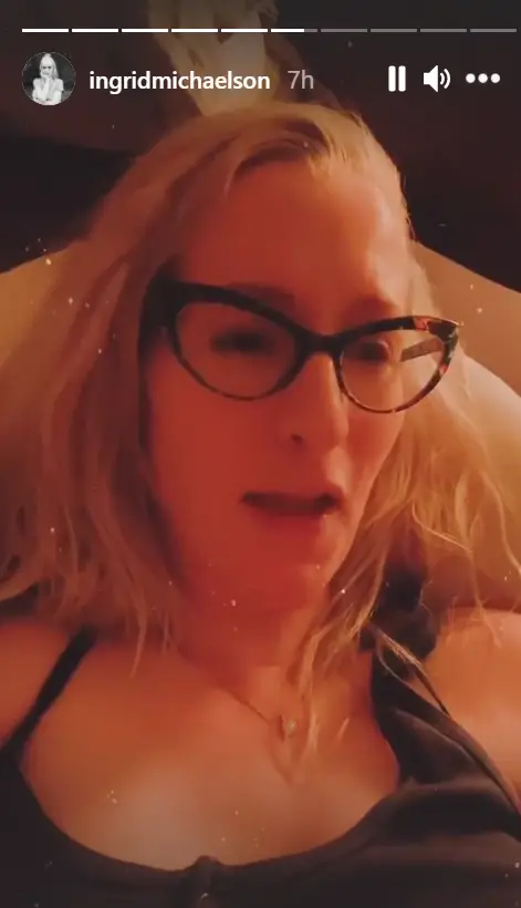 Ingrid Michaelson in her Instagram Story