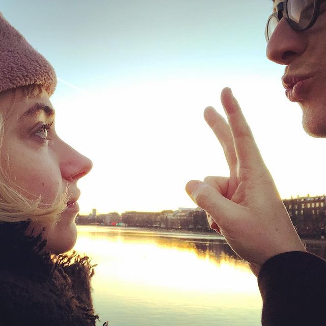 James Norton with girlfriend Imogen Poots as seen on his Instagram post from January 2019.