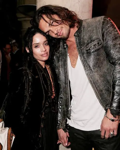 Jason Momoa with his ex-wife Lisa Bonet.