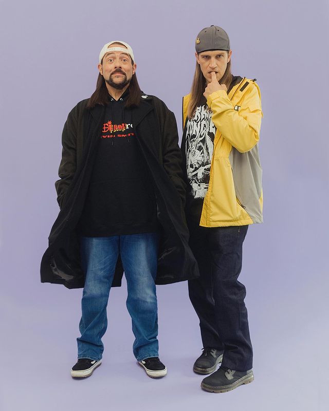 Jason Mewes with his best friend Kevin Smith.