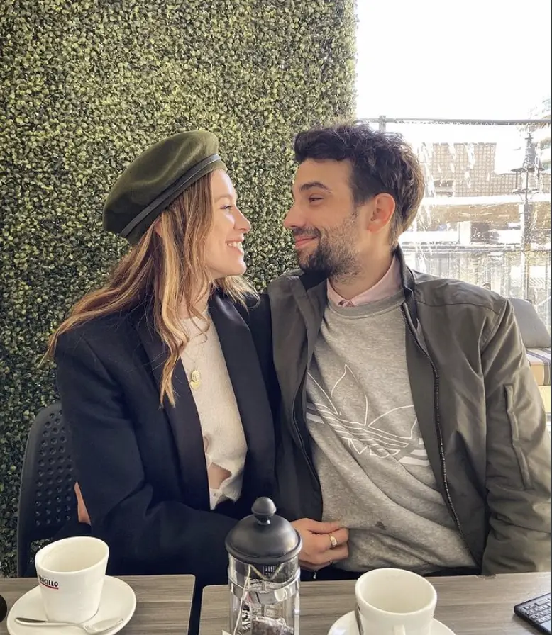 Jay Baruchel with his wife Rebecca-Jo Dunham
