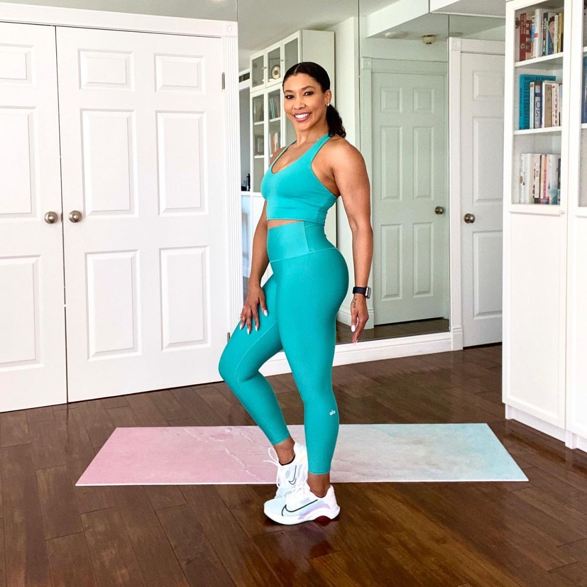 Jeanette Jenkins was once thought to be Queen Latifah's partner but she always maintained she was straight.