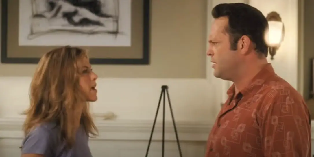 Jennifer Aniston and Vince Vaughn on 'The Break Up'